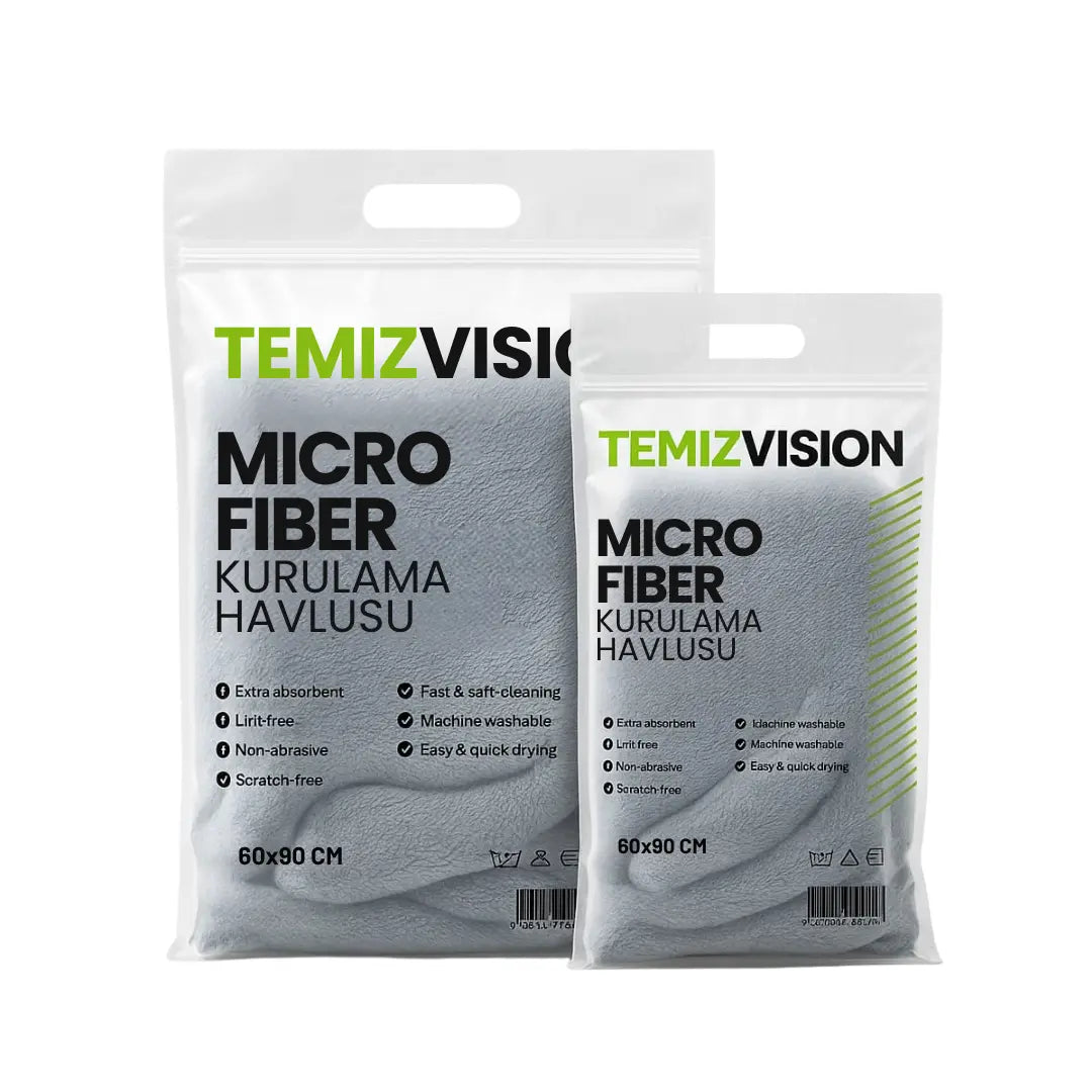 TemizVision™ - Mikrofiber Kurulama Havlusu