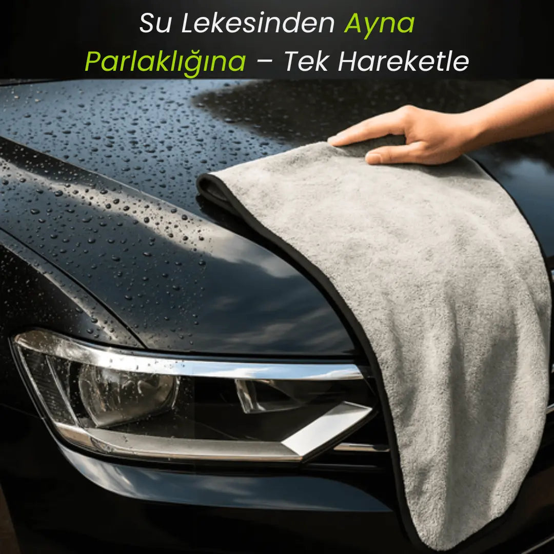 TemizVision™ - Mikrofiber Kurulama Havlusu