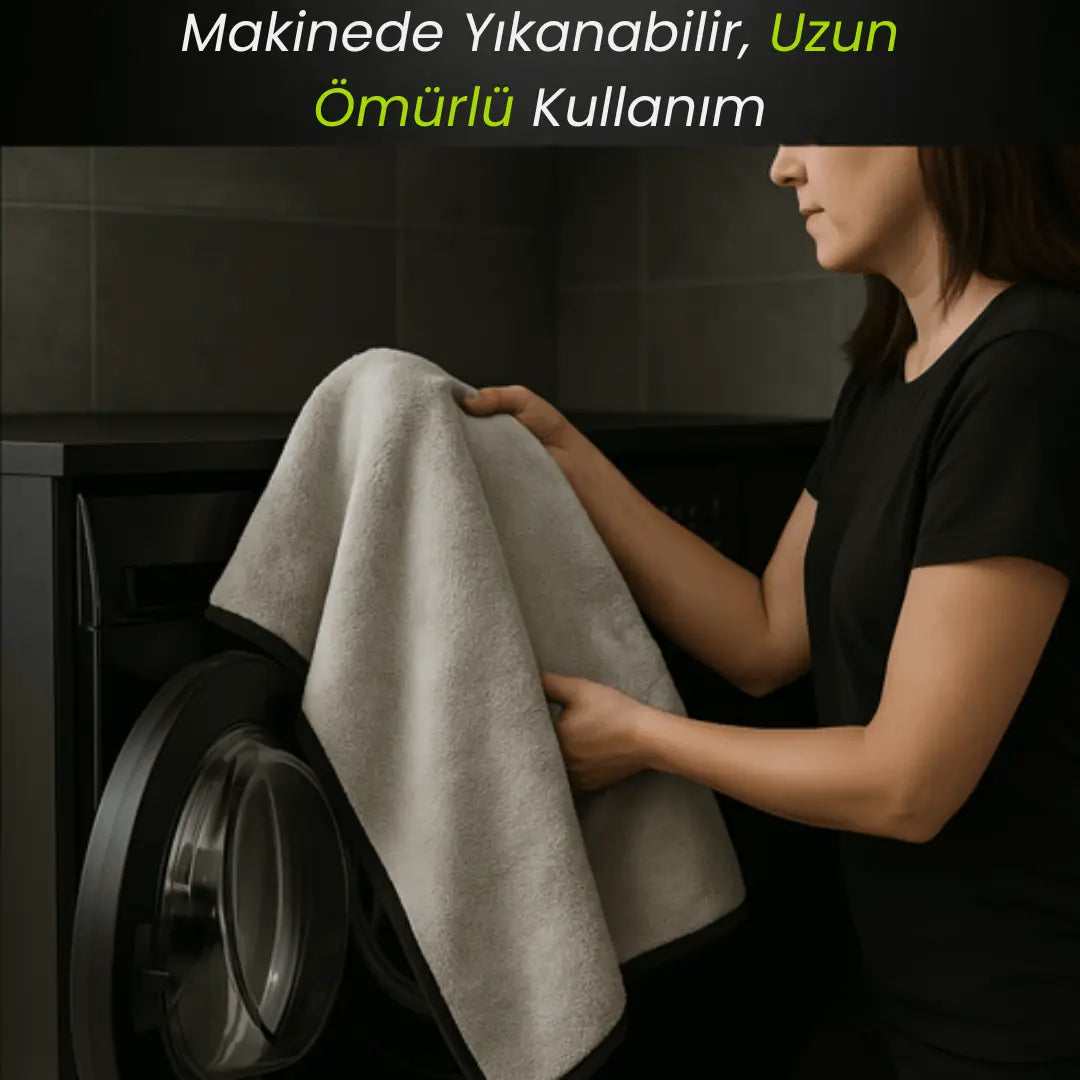 TemizVision™ - Mikrofiber Kurulama Havlusu